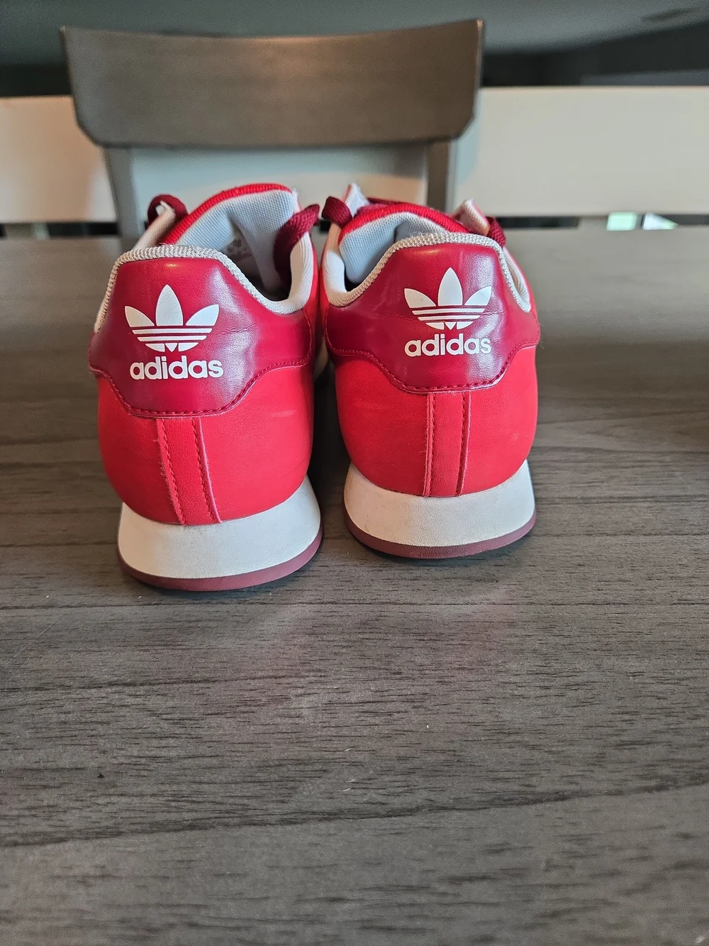 Adidas Samoa Mens Red Retro Sneaker